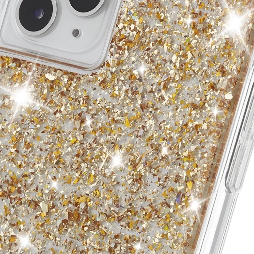 NIB Case Mate Twinkle Gold iPhone 11 Pro, Xs, X Drop Protection Case
